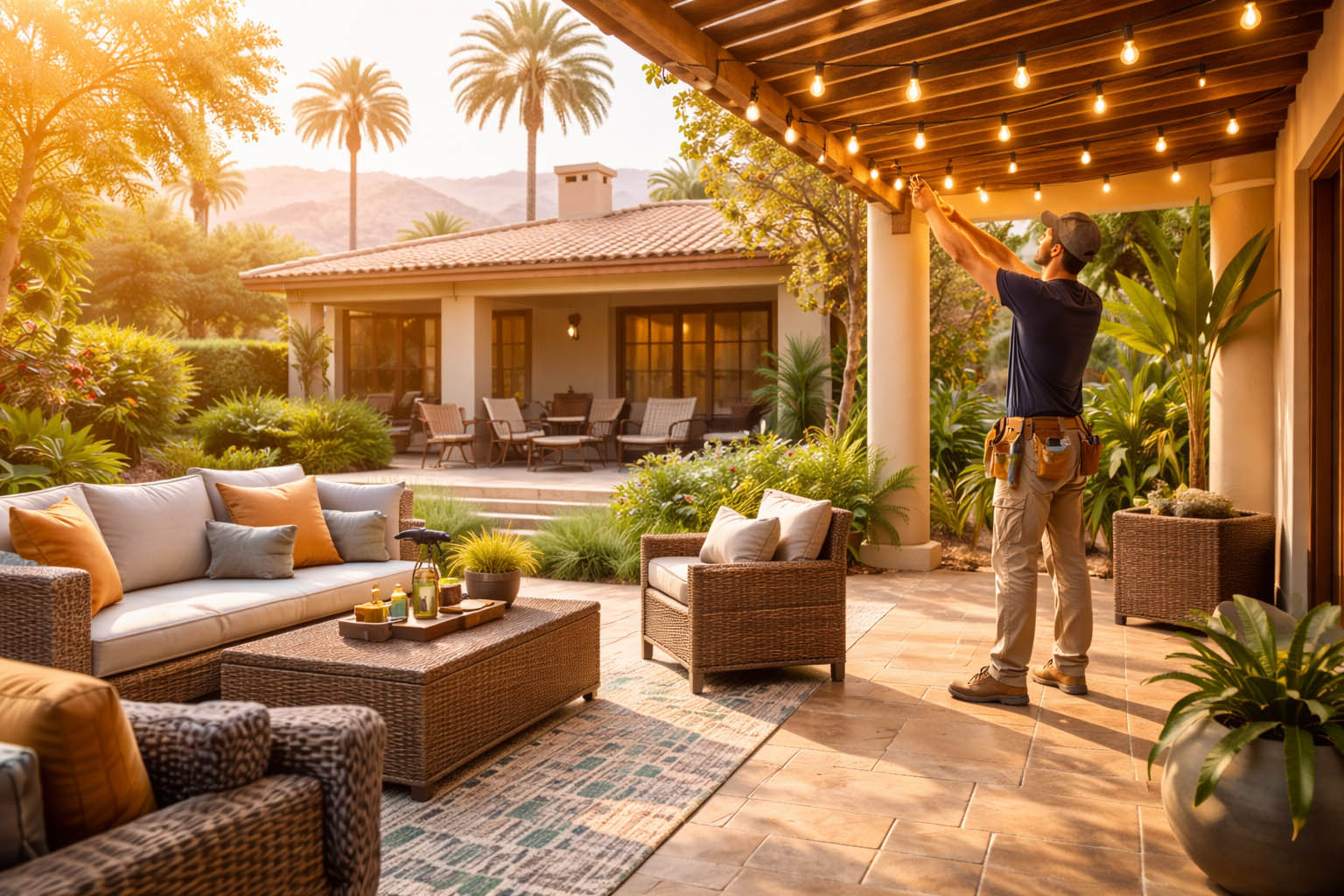 Handy Angels outdoor patio repair support